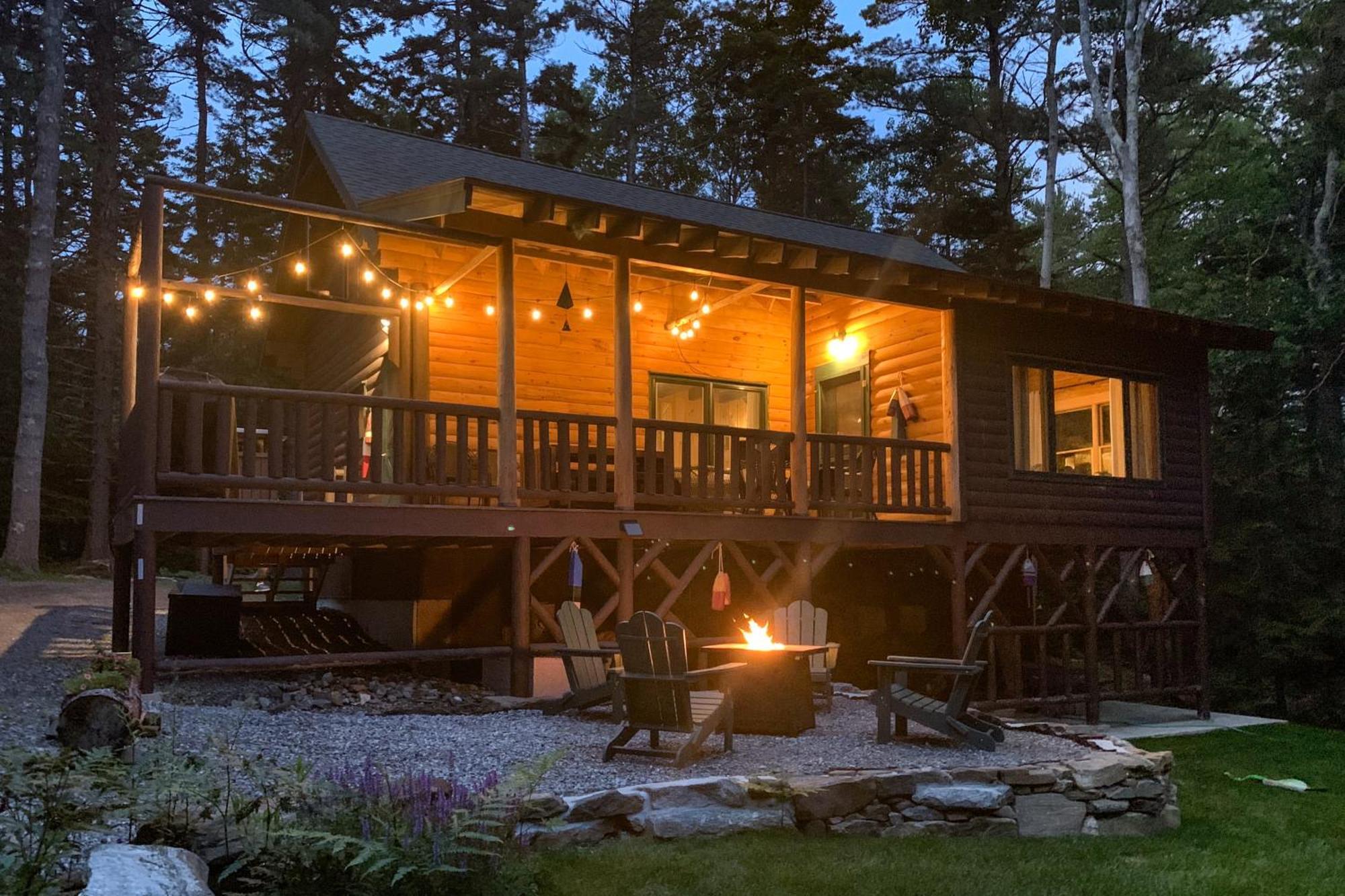 Sprucewold Cabin ブースベイハーバー エクステリア 写真