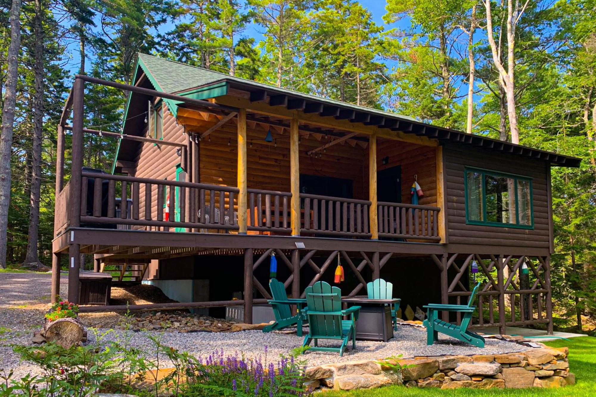 Sprucewold Cabin ブースベイハーバー エクステリア 写真